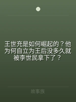 王世充是如何崛起的？他为何自立为王后没多