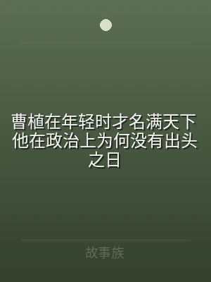 曹植在年轻时才名满天下 他在政治上为何没