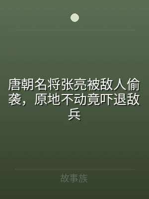 唐朝名将张亮被敌人偷袭，原地不动竟吓退敌