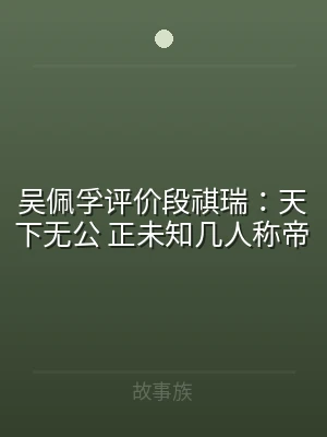 吴佩孚评价段祺瑞：天下无公 正未知几人称