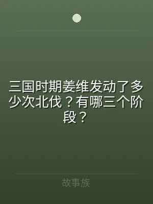 三国时期姜维发动了多少次北伐？有哪三个阶