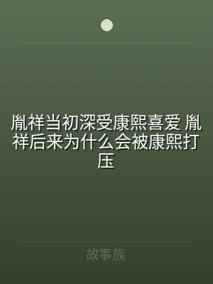 胤祥当初深受康熙喜爱 胤祥后来为什么会被