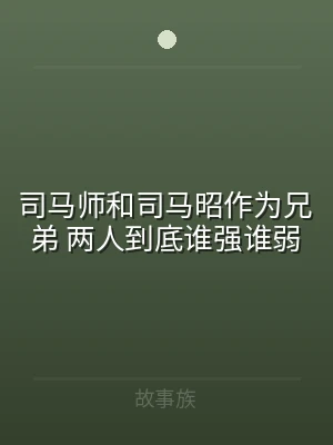 司马师和司马昭作为兄弟 两人到底谁强谁弱