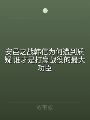 安邑之战韩信为何遭到质疑 谁才是打赢战役