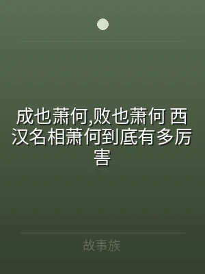 成也萧何,败也萧何 西汉名相萧何到底有多