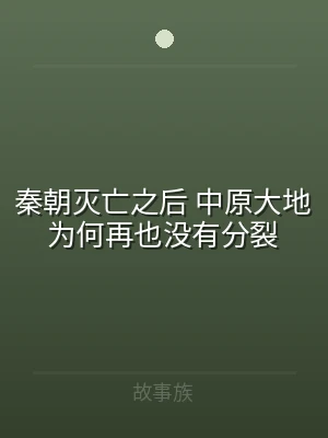 秦朝灭亡之后 中原大地为何再也没有分裂