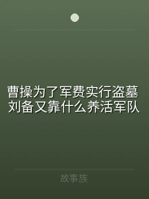 曹操为了军费实行盗墓 刘备又靠什么养活军