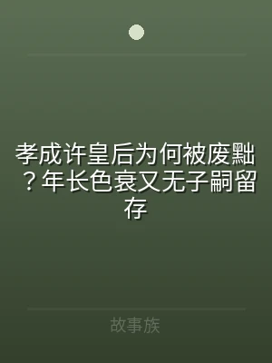 孝成许皇后为何被废黜？年长色衰又无子嗣留