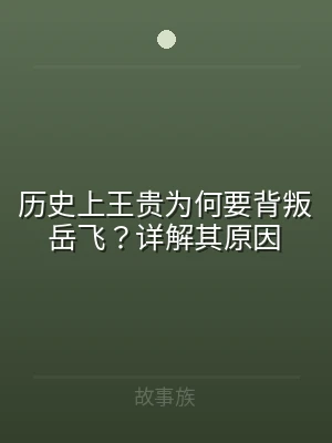 历史上王贵为何要背叛岳飞？详解其原因