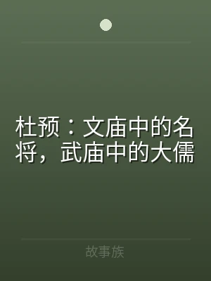 杜预：文庙中的名将，武庙中的大儒