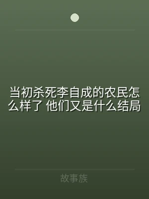 当初杀死李自成的农民怎么样了 他们又是什