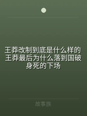 王莽改制到底是什么样的 王莽最后为什么落