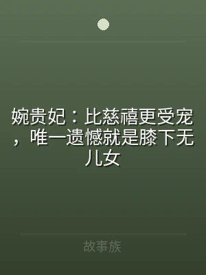 婉贵妃：比慈禧更受宠，唯一遗憾就是膝下无