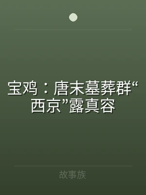 宝鸡：唐末墓葬群“西京”露真容