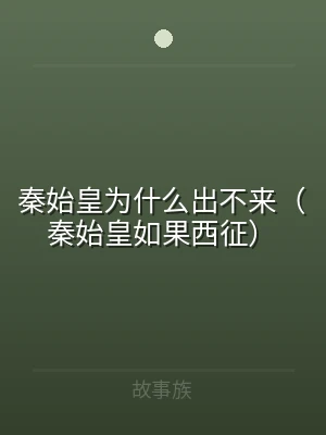 秦始皇为什么出不来（秦始皇如果西征）