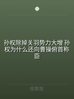 孙权除掉关羽势力大增 孙权为什么还向曹操
