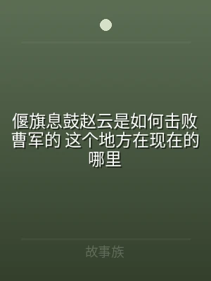 偃旗息鼓赵云是如何击败曹军的 这个地方在
