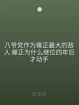 八爷党作为雍正最大的敌人 雍正为什么继位