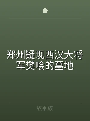 郑州疑现西汉大将军樊哙的墓地