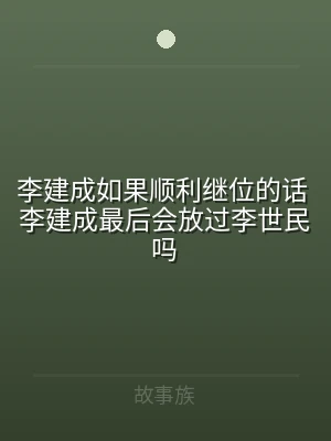 李建成如果顺利继位的话 李建成最后会放过