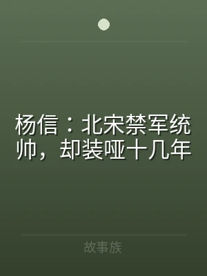 杨信：北宋禁军统帅，却装哑十几年