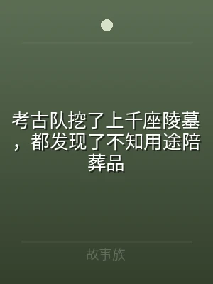 考古队挖了上千座陵墓，都发现了不知用途陪