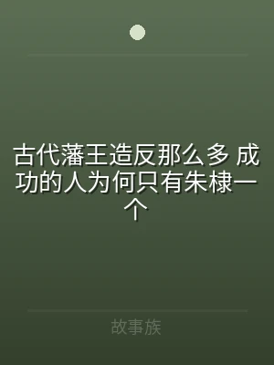 古代藩王造反那么多 成功的人为何只有朱棣