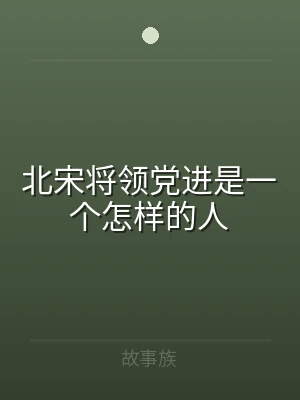 北宋将领党进是一个怎样的人