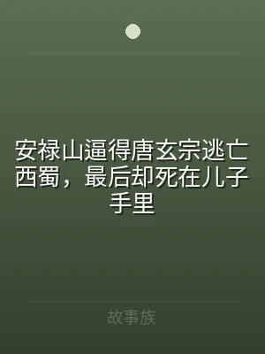 安禄山逼得唐玄宗逃亡西蜀，最后却死在儿子