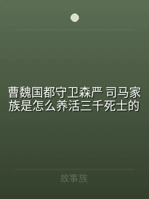 曹魏国都守卫森严 司马家族是怎么养活三千