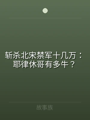 斩杀北宋禁军十几万：耶律休哥有多牛？