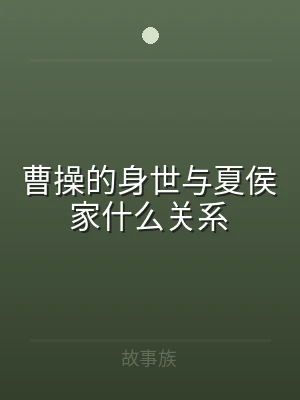 曹操的身世与夏侯家什么关系