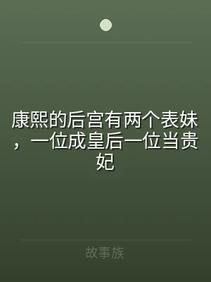 康熙的后宫有两个表妹，一位成皇后一位当贵