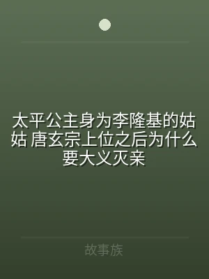 太平公主身为李隆基的姑姑 唐玄宗上位之后