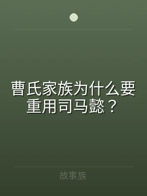 曹氏家族为什么要重用司马懿？