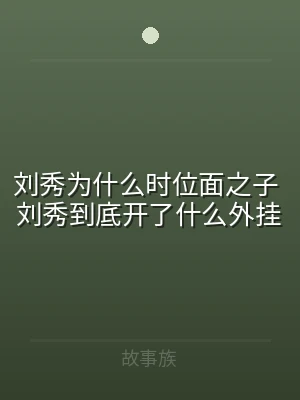 刘秀为什么时位面之子 刘秀到底开了什么外