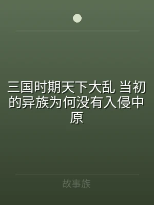 三国时期天下大乱 当初的异族为何没有入侵