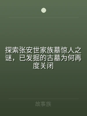探索张安世家族墓惊人之谜，已发掘的古墓为
