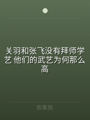 关羽和张飞没有拜师学艺 他们的武艺为何那