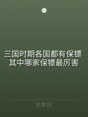 三国时期各国都有保镖 其中哪家保镖最厉害